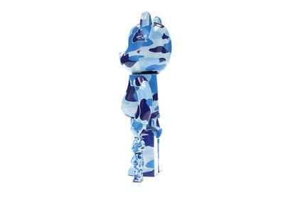 Bearbrick A Bathing Ape ABC Camo 100% & 400% Set Blue