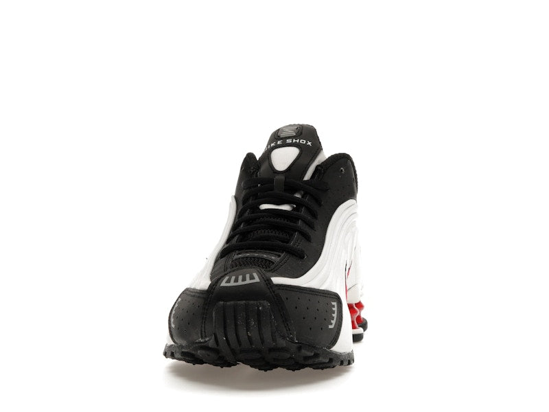 Nike Shox R4 Platinum Tint University Red Black