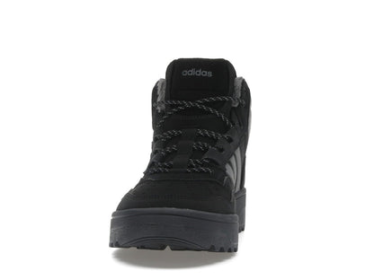 adidas Hoops 4.0 Mid Black Grey Four