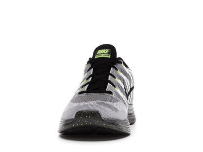 Nike Flyknit Lunar1+ White Black Volt