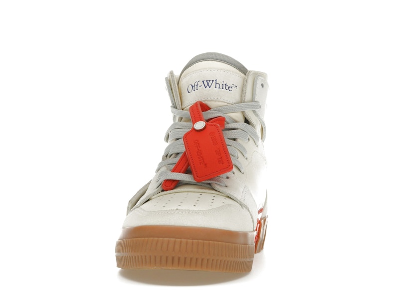 OFF-WHITE Floating Arrow High Top Vulc White Cream