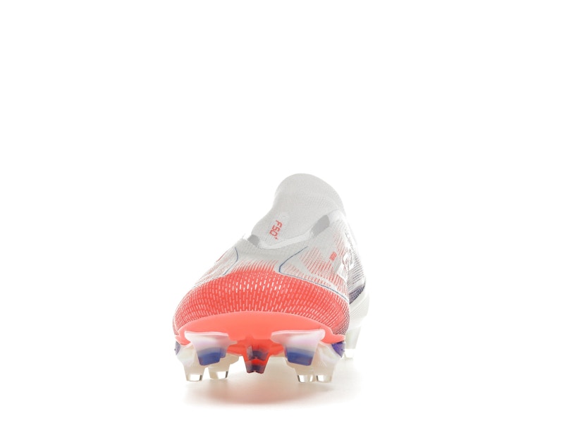 adidas F50+ Elite Laceless FG Cloud White Solar Red