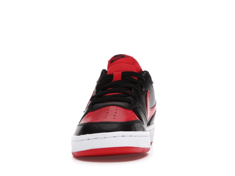 Nike Court Borough Low 2 Black University Red (GS)