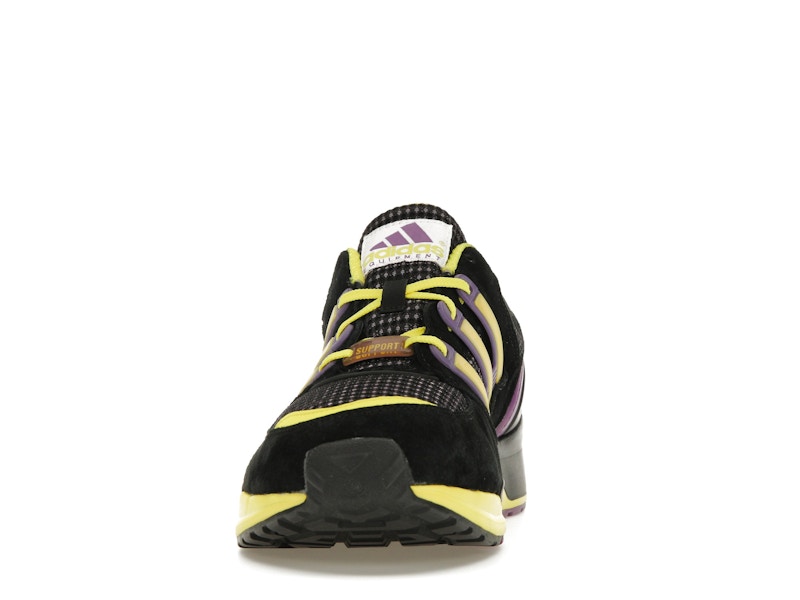 adidas EQT Support Running Black Lemon Purple