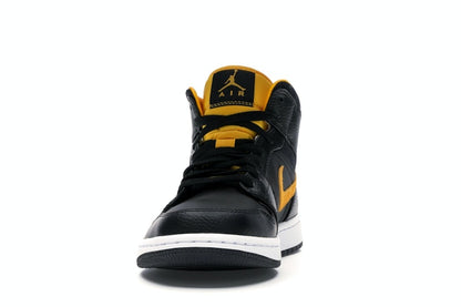 Jordan 1 Mid Black University Gold