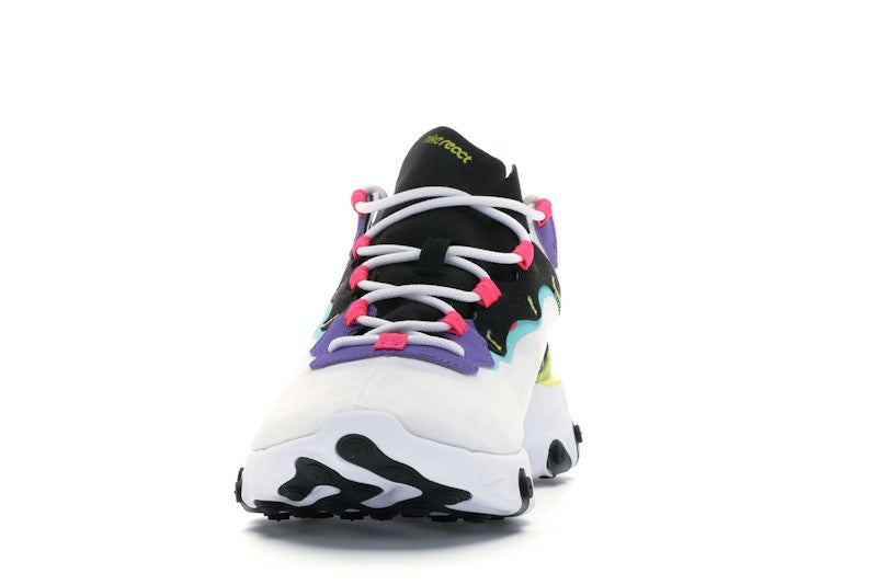 Nike React Element 55 White Psychic Purple Hyper Pink