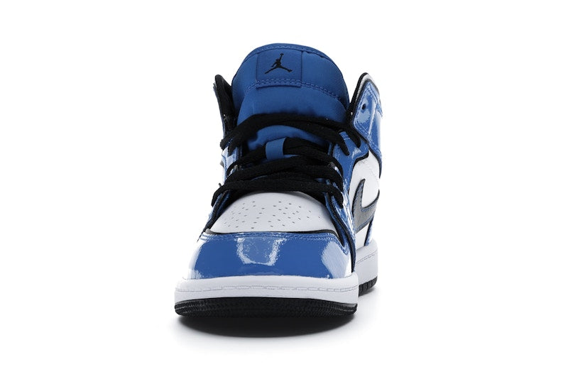 Jordan 1 Mid Signal Blue (PS)