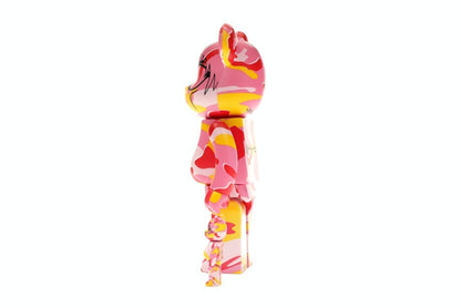 Bearbrick Andy Warhol Camo Ver. 100% & 400% Set Pink
