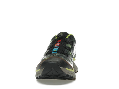 Salomon XT-4 OG Rave at Dawn Black Dark Citron