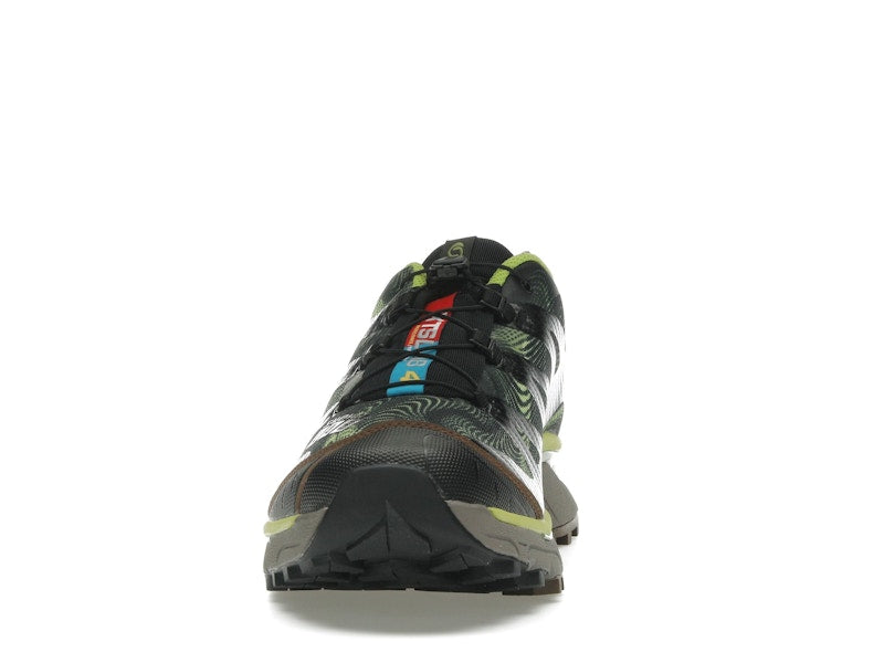 Salomon XT-4 OG Rave at Dawn Black Dark Citron