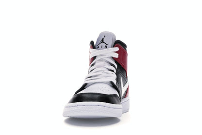 Jordan 1 Mid Black Noble Red (Women's)