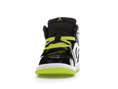 Jordan 1 Mid Black Cyber Mystic Green (TD)
