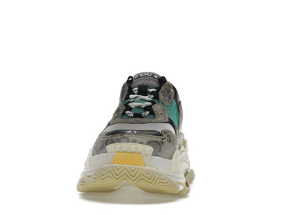 Gucci x Balenciaga The Hacker Project Triple S Beige Green Yellow