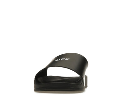OFF-WHITE Pool Slides Black White (Women's) (SS22)