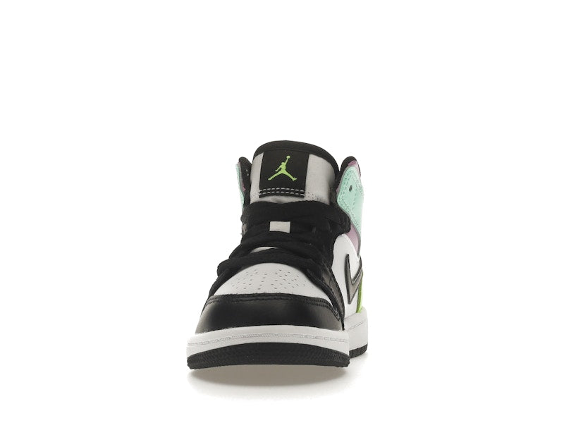 Jordan 1 Mid Pastel Black Toe (PS)