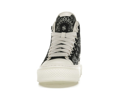 AMIRI Bandana Court Hi-top Sneaker Black White (Women's)