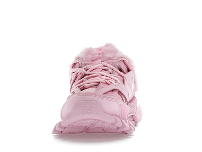 Balenciaga Track Mule Pink Faux Fur (Women's)