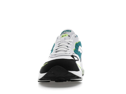Saucony 3D Grid Hurricane White Green Lime