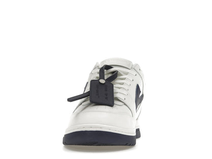 OFF-WHITE Out Of Office OOO Low Tops White Navy Blue