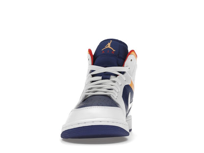 Jordan 1 Mid Royal Blue Laser Orange