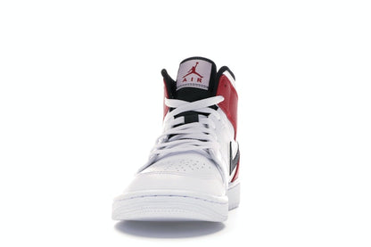 Jordan 1 Mid White Black Gym Red