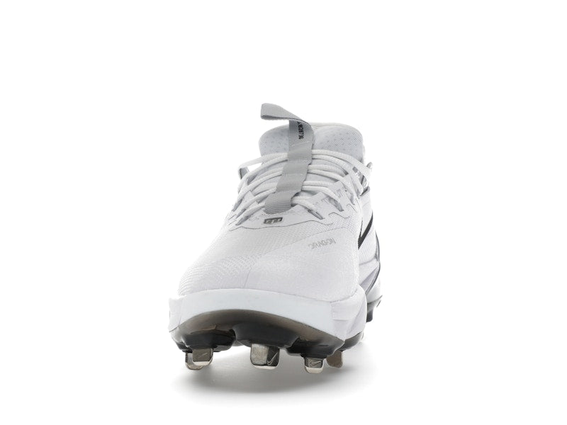 Nike Force Zoom Trout 9 Elite White Black Pure Platinum Metallic Silver