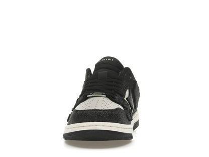 AMIRI Skel Top Low Shimmer Black White