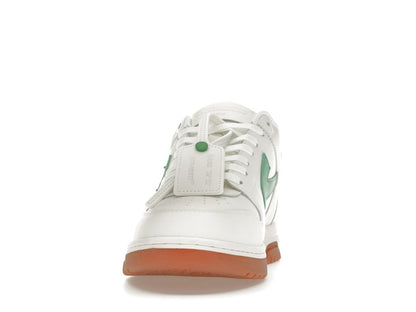 OFF-WHITE Out Of Office OOO Low Tops White Bright Green Brick Red