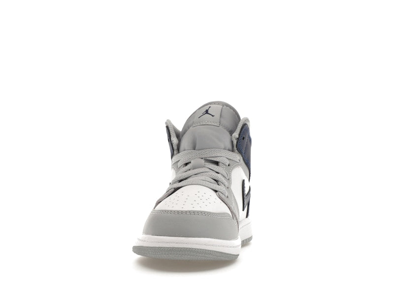 Jordan 1 Mid Wolf Grey Midnight Navy (PS)