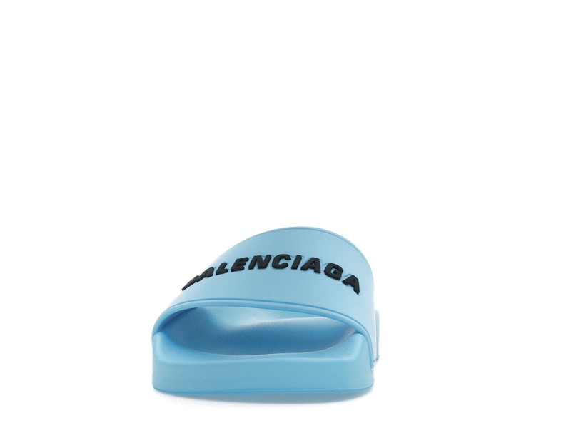 Balenciaga Pool Slide Blue Sky (Womens)