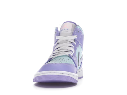 Jordan 1 Mid Purple Aqua