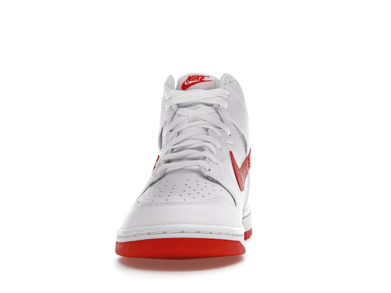 Nike Dunk High White Picante Red