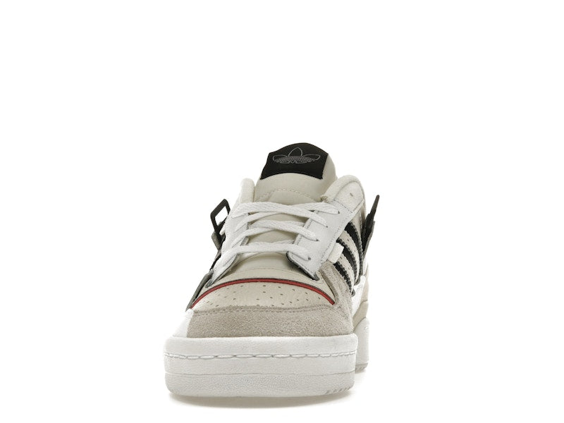 adidas Forum Exhibit Low White Vivid Red