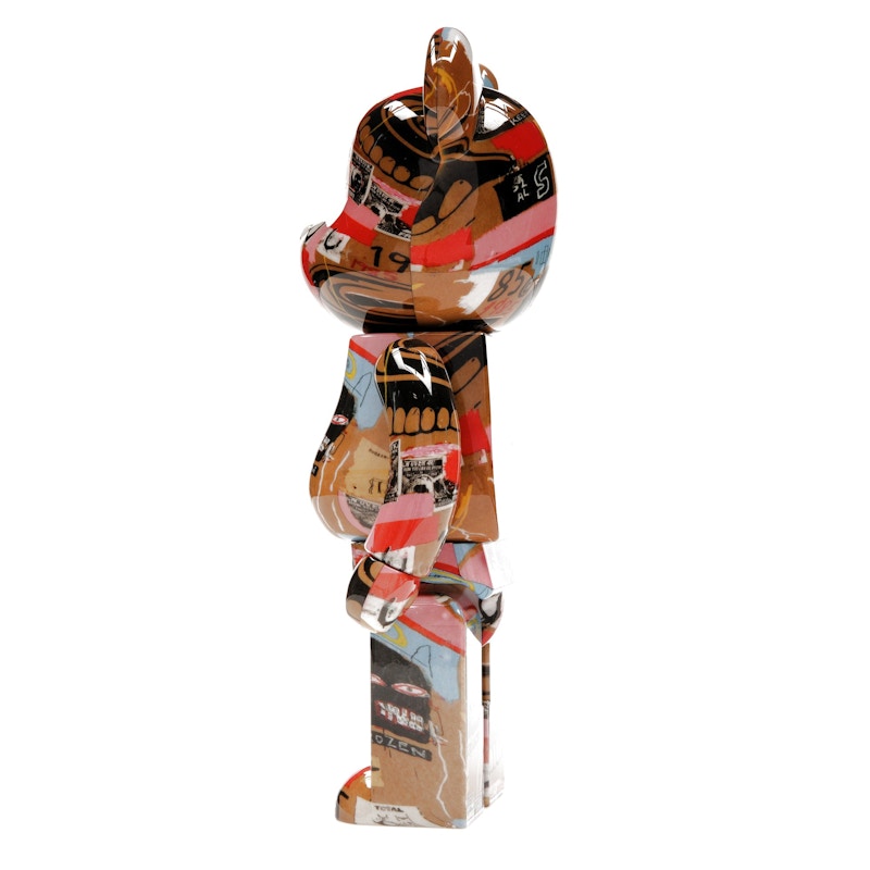 Bearbrick Andy Warhol x JEAN-MICHEL BASQUIAT #2 100% & 400% Set