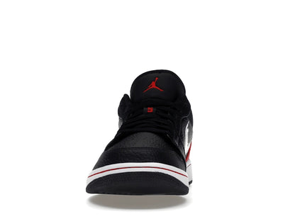 Jordan 1 Low Brushstroke Swoosh Black