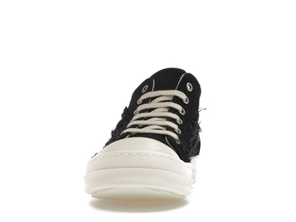 Rick Owens DRKSHDW Slashed Low Sneaks Black Milk