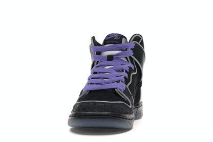 Nike SB Dunk High Black Purple Box