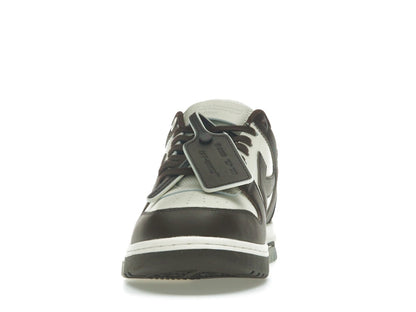 OFF-WHITE Out Of Office "OOO" Low Tops Chocolate Cream