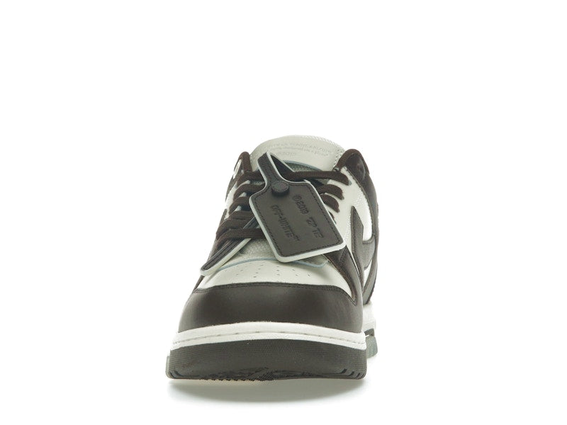 OFF-WHITE Out Of Office "OOO" Low Tops Chocolate Cream