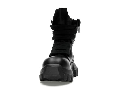 Rick Owens Lido Jumbo Laced Bozo Tractor Black