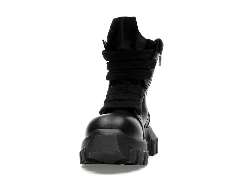 Rick Owens Lido Jumbo Laced Bozo Tractor Black