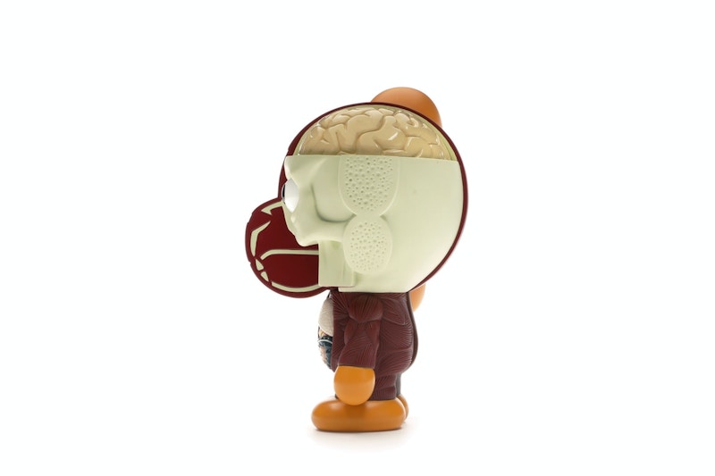 KAWS Bape Dissected Baby Milo Vinyl Figure Brown