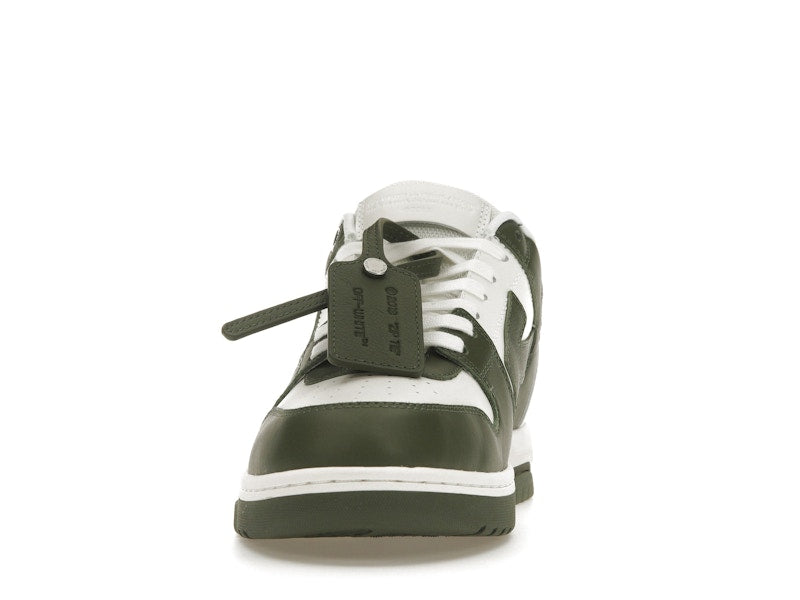OFF-WHITE Out Of Office OOO Low Tops White Khaki
