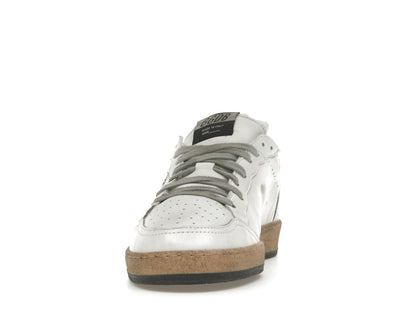 Golden Goose Ball Star White Silver Glitter (Women's)
