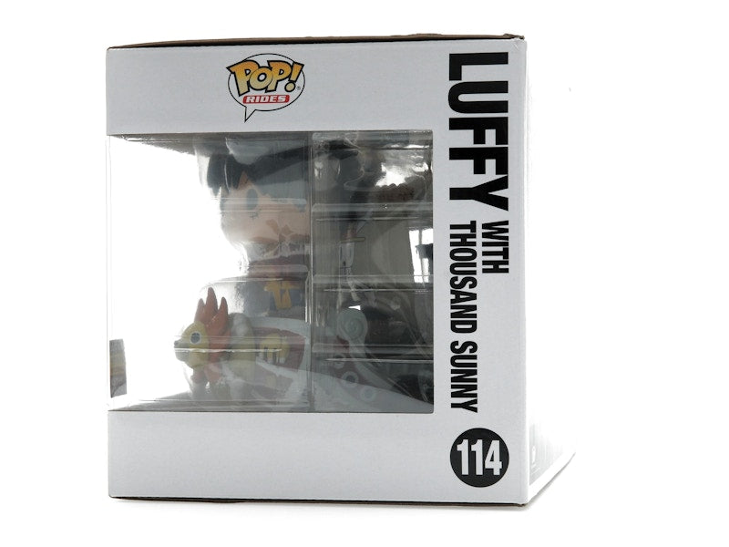 Funko Pop! Rides One Piece Luffy with Thousand Sunny 2022 Winter Convention Exclusive Figure #114