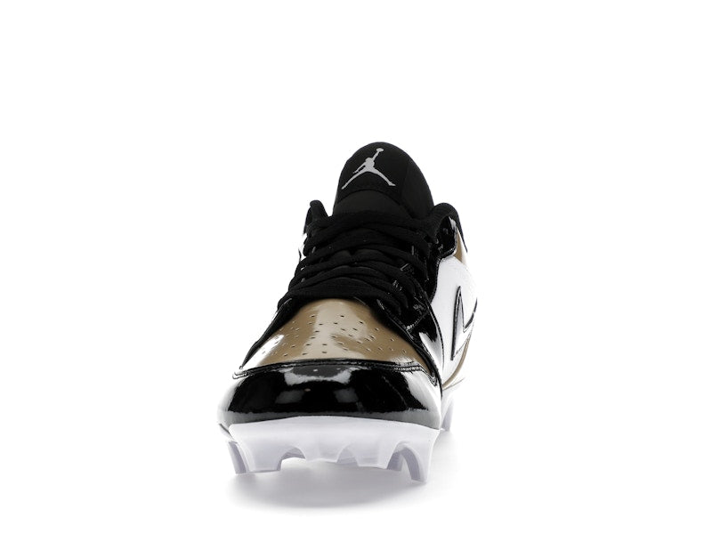 Jordan 1 Low TD Cleat Patent Gold Toe