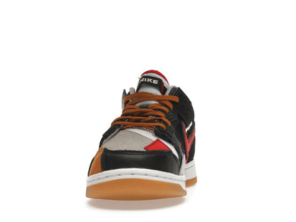 Nike Dunk Low Scrap Black Grey University Red