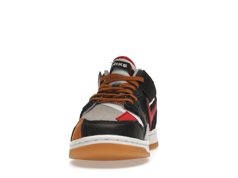 Nike Dunk Low Scrap Black Grey University Red