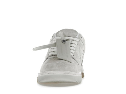 OFF-WHITE Out Of Office OOO Low Tops Vintage Suede Destressed White