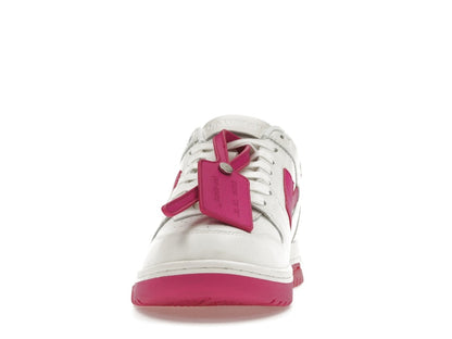 OFF-WHITE Out Of Office Calf Leather White Fuchsia (Women's)